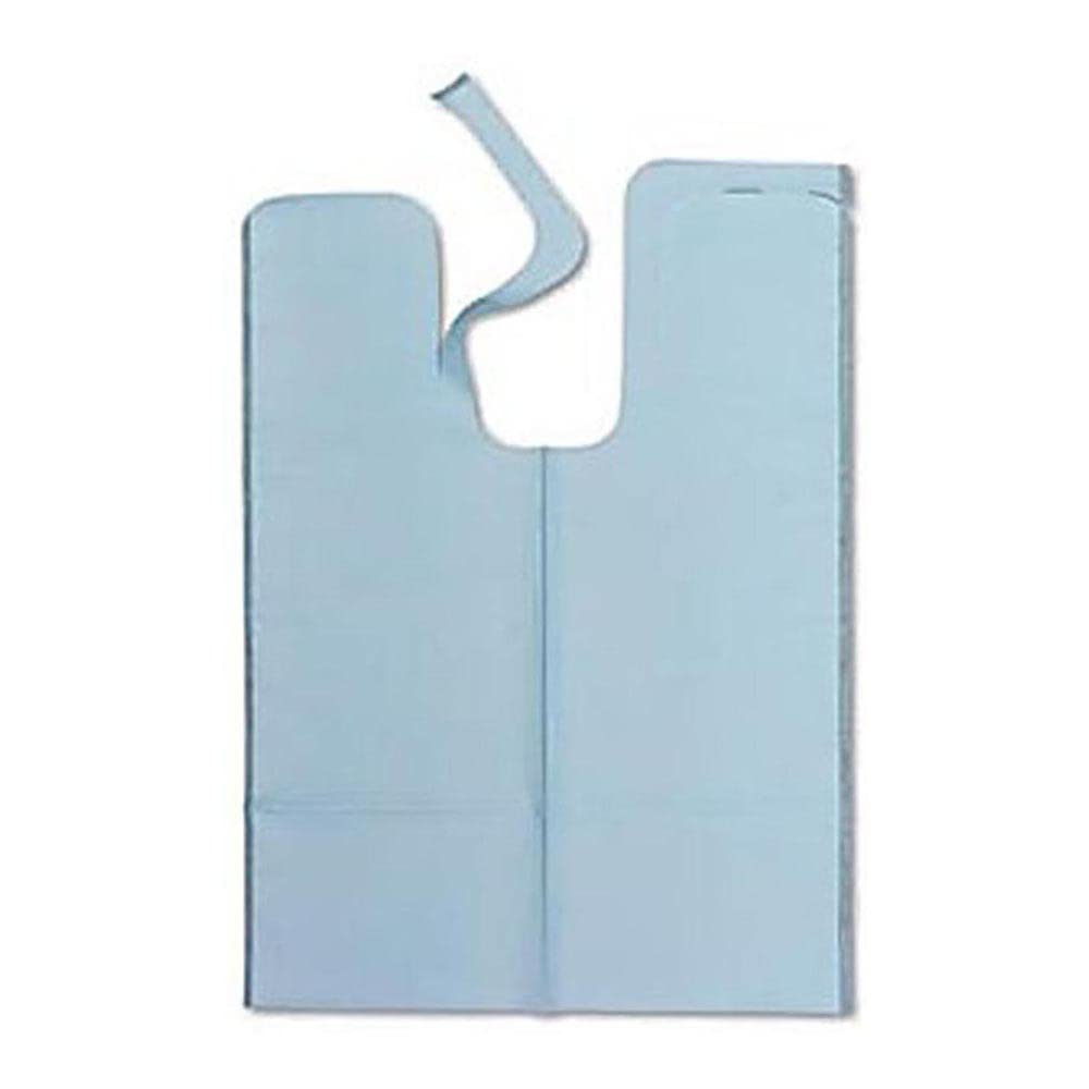 TIDI Products TID 917345 Contour Neck Bib, 2-Ply Tissue + Poly, Latex Free, Lavender, 17" x 18" (Pack of 500)