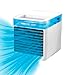 Arctic Air Pure Chill 2.0 Evaporative Air Cooler by Ontel - Powerful, Quiet, Lightweight and Portable Space Cooler with Hydro-Chill Technology For Bedroom, Office, Living Room & More,Blue