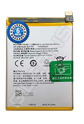 Image of Original BLP707 Battery for Oppo F11 / CPH1913 Battery with 6 Month Warranty ****(F000138)