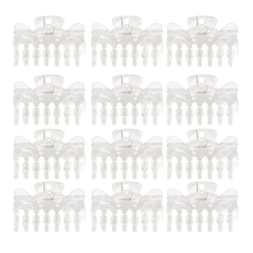 Pinces à cheveux élégantes transparentes en plastique premium pour filles