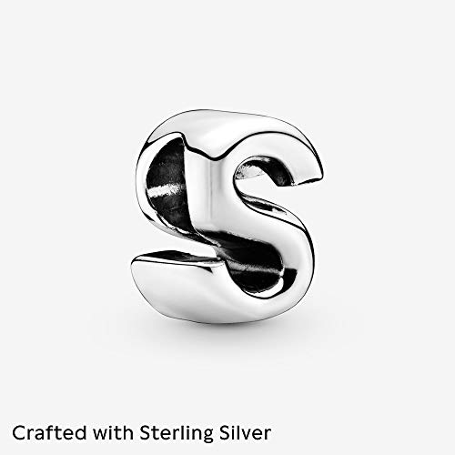 Pandora Charm 797473 argent femme lettre S – Image 4