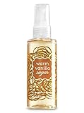 Bath and Body Works WARM VANILLA SUGAR Travel Size Fine Fragrance Mist 3 Fluid Ounce (2020 Edition)