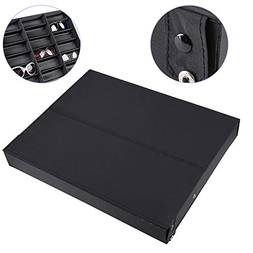 Ueohitsct 18 Grids Glasses Display Stand Sunglasses Storage Box Glasses Jewelry Organizer #TOP5