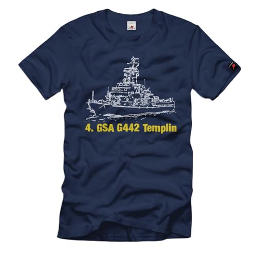 T-shirt GSA G442 Templin coton Volksmarine Warnemünde #40458
