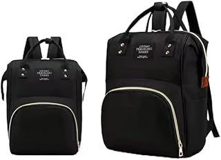 عرض 12 قطعة شنطة مامى ليفنج مقاومة للماء +2 لوفة اطفال + بيبرونة بيبتو + ركبة اطفال + شفاط انف +2 مناديل قطن اطفال+طقم شرابات + معلقة سليكون + فرشه شعر ومشط + تا