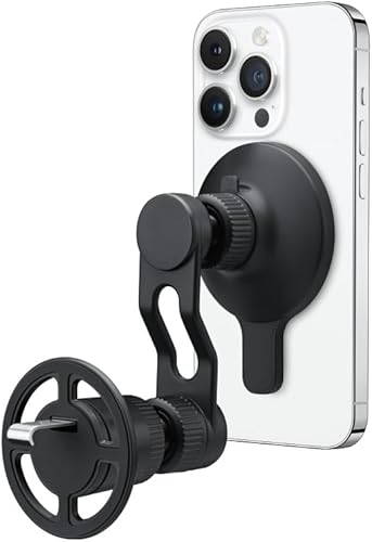 Miniatura 2 de mophie Soporte de ventilación magnético para Apple iPhone 15141312 Series, compatible con MagSafe, brazo ajustable, múltiples ángulos, negro