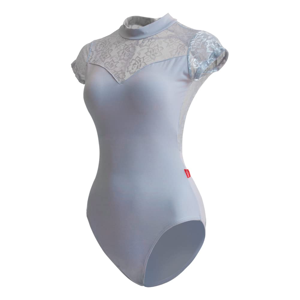 ROYAL SMEELA Koronkowe body baletowe Leotards baletowe body baletowe balet kobiety gimnastyka artystyczne body Leotard taniec balet body dla dorosłych balet z krótkim rękawem body sportowe