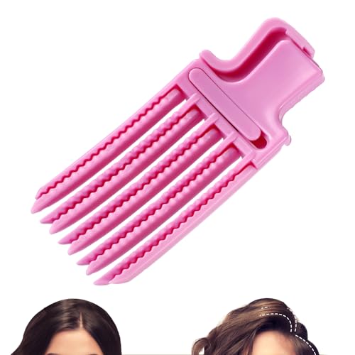 Pinza Voluminizadora para el Cabello Lyreh, Herramienta de Peinado para Rizos y Raíces, Color Morado miniatura 1