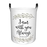 Wäschekorb Ich Bin Immer Bei Dir Laundry Basket Spielzeug Wäschebehälter Wasserdicht Wäschekörbe Für Badezimmer Schlafzimmer Kinderzimmer 40X50CM