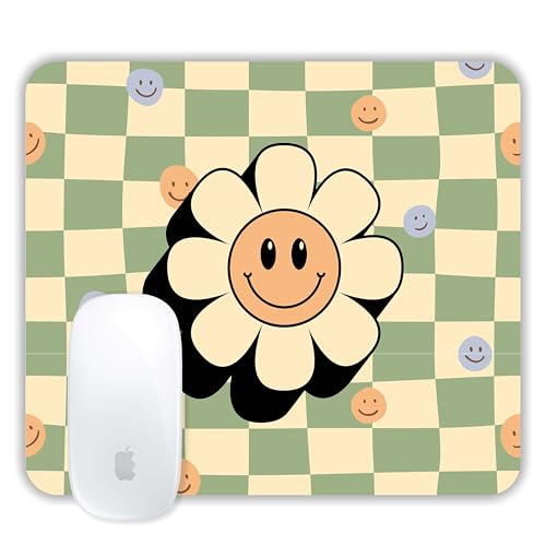 Image of TURTLEWINGS | Mousepad | Abstract Flower Design mausepad - 22x18 cm, 3mm Thick | Abstract Design Non-Slip Rubber Base | Office, Study & Gaming Use | Premium Smooth Surface 02 (Design 11)
