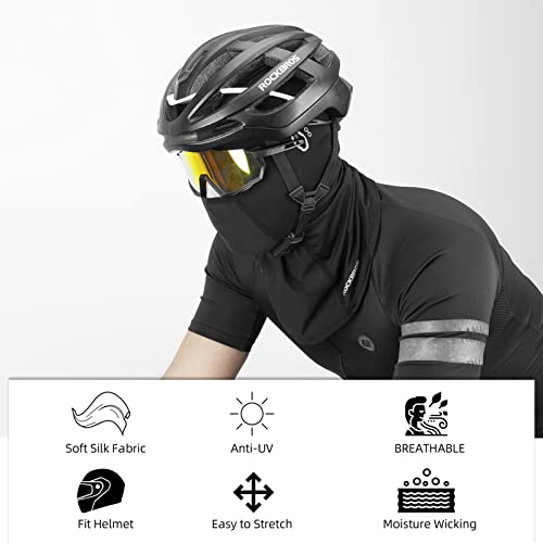 Rockbros Balaclava Summer Face Mask Sun Protection Cooling Neck Gaiter Breathable Face Cover Cycling Motorcycle For Men Women #TOP5