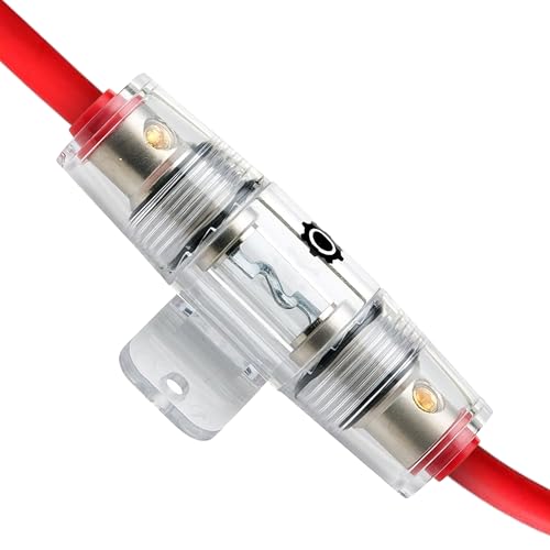 InstallGear 8/10 Gauge In-Line AGU Fuse Holder with 100 Amp Fuse | Auto Parts, Marine, Industrial