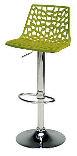 GBSHOP Sgabello elevabile cucina/bar traforato