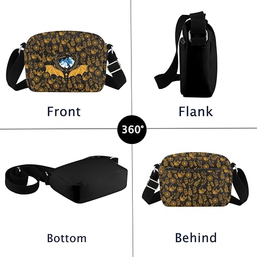 VAMSII V Horizontal Crossbody Bag Thorns And Roses Merch A-C Book Gift2