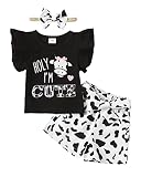 XUANHAO 12 Month 18 Months Girl Clothes Baby Outfits Summer Girl Clothing Short Sets Short Sleeve Ru