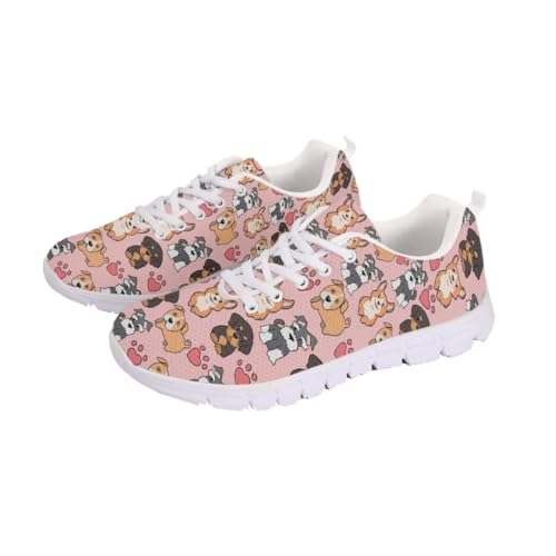 Jeiento Outdoor Running Shoes for Women Men Teenager Non Slip Fashion Mesh Gym Sports Shoes Workout Casual Sneakers for Teenager Girls2