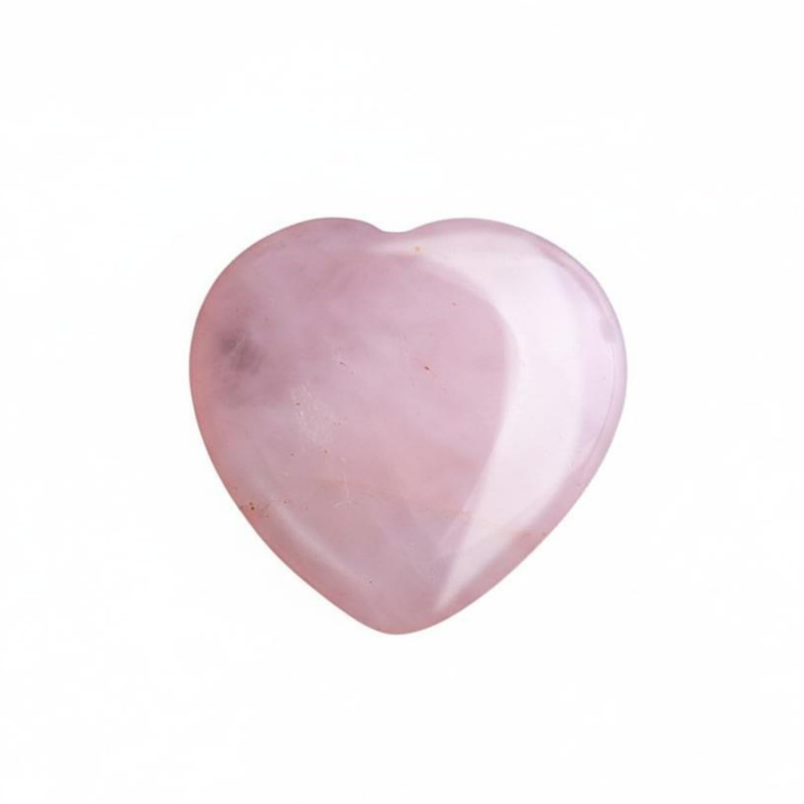 Polished Surface Holeless Heart Charm Variety of Colors Heart Shaped Crystal DIY Jewelry Stone for Craft Projects, Home Decor, Meditation, Rose Quartz-image-42