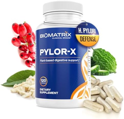 BioMatrix Pylor-X Gut Health Supplement – Mastic Gum, Berberine, ...