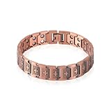 Informations sur la taille: ce bracelet en cuivre mesure 22,7x1,5 cm, ce qui correspond à la plupart des tailles de poignet.