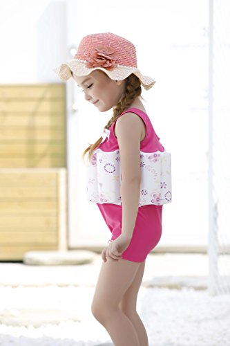 Image of Toddler Kids One-Piece Float Swimsuit with Adjustable Buoyancy UPF 50+ Sun Protection for Beach Pool Boys Girls