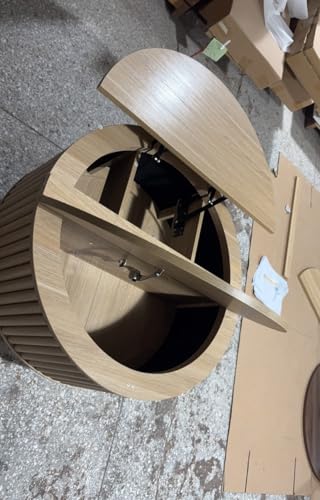 Evermagin 31.5 Oak Round Coffee Table