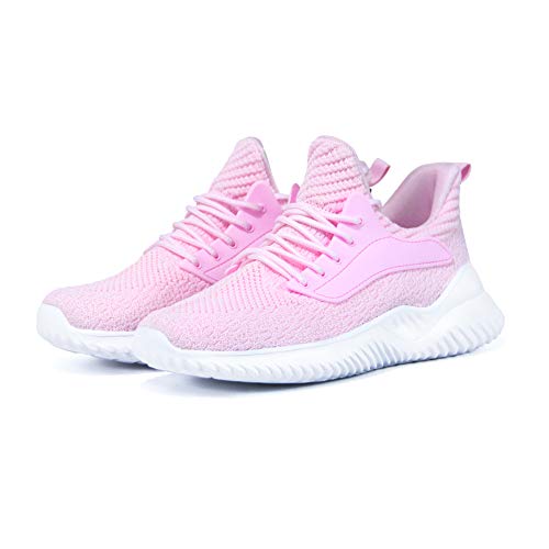 Image of Akk Womens Walking Shoes - Slip On Tennis Running Shoes Memory Foam Lightweight Work Sneakers for Indoor Outdoor Gym