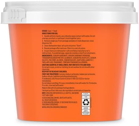 Amazon Basics Dishwasher Detergent Pacs, Fresh Scent, 78 Count — view 6