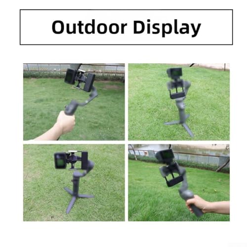 MeevrgR Action 5 Adaptador para DJI para Osmo Mobile 7P/7/6 - Soportes para DJI Action 5 Cámara a Smartphone Gimbal, Negro Soporte ABS - imagen 3