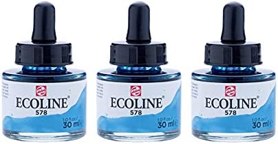 Royal Talens Ecoline Liquid Watercolor Ink 30ml Pipette Jar - Grey ...