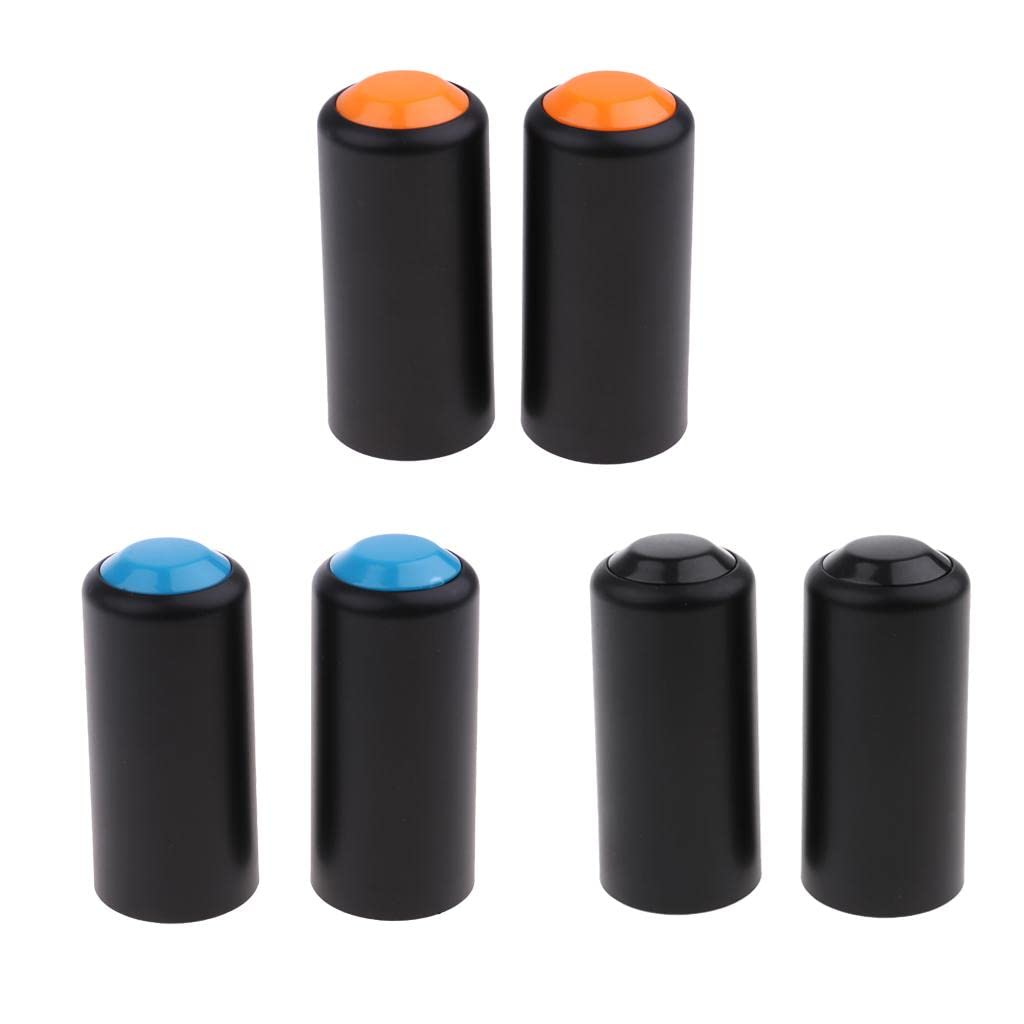 2 Pieces Battery Screw on Cap Cup Cover for Wireless Microphone Mic Black-image-27