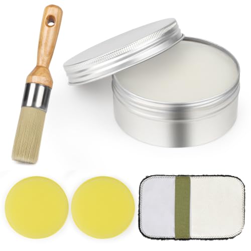 Furniture Finishing Wax for Wood Surfaces (White 200g)