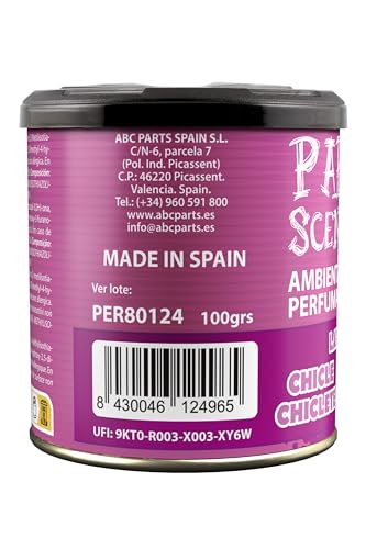 Miniatura 7 de Paradise Scents Paradise Per80124 Perfumador Lata Chicle, Color Lila, 100 Gr