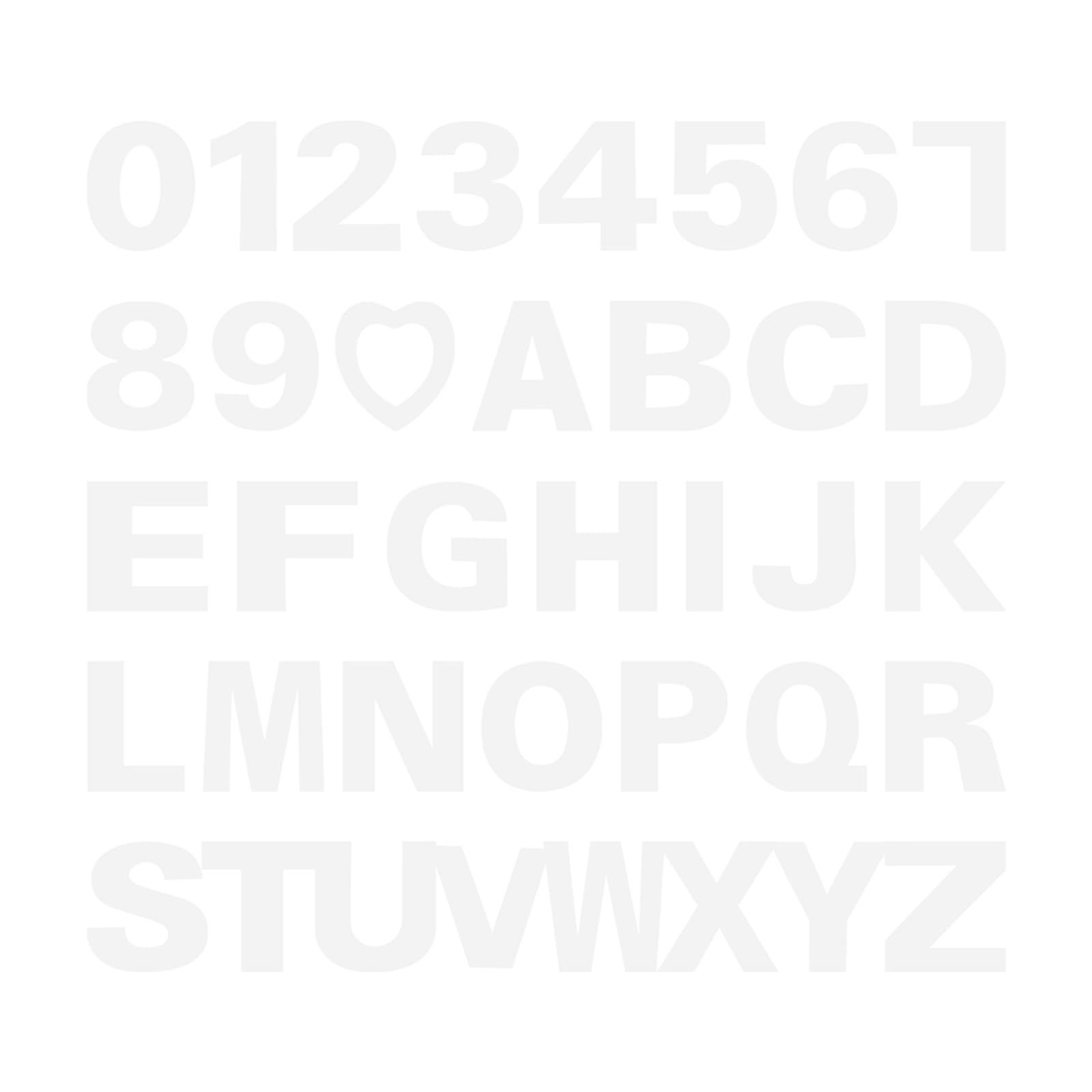 Toyvian Set 37 Stampi per Torte Fai da Te Numeri, Lettere e Cuori, Stencil Riutilizzabili per Decorazioni di Dolci, Materiale Sicuro e Leggero, Adatti per Festività e Uso Domestico