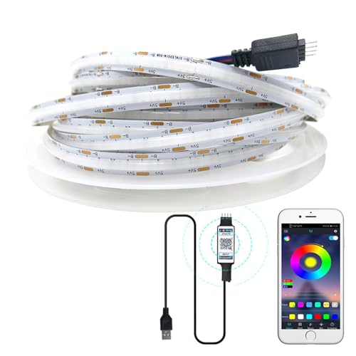 Tira de LED USB RGB 5V 1m 576 LEDs con dimmer miniatura 1