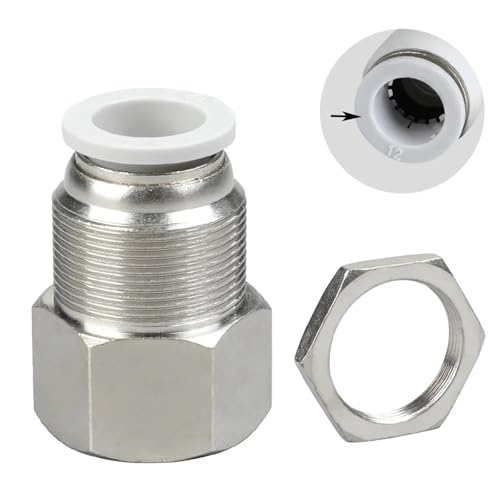 Manguera neumática de 12 mm con conector a presión hembra 1/4 para solucionar fugas de aire