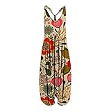 GOLDYTEES Baggy Jeans Damen,lockere Arbeitskleidung Off Shoulder Jumpsuit Lange Hosen Sport Damen skaterhose schnellficker Hose Hosen mit löcher Damen warme Hose Cargo Knielänge(A-Rot,L)