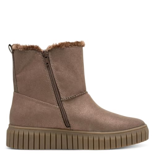 s.Oliver Damen WL Boot 5-26418-41, Botas para Nieve Mujer, Bronce Glitter, 37 EU