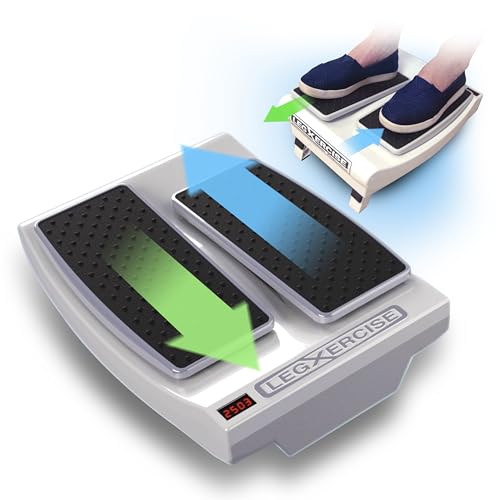 EJERCITADOR DE PIERNAS LEGXERCISE. Simulador de pasos, para disfrutar de los beneficios de un paseo cómodamente sentado en casa. Seguro: sin esfuerzo, dolor, lesiones ni impacto en las articulaciones