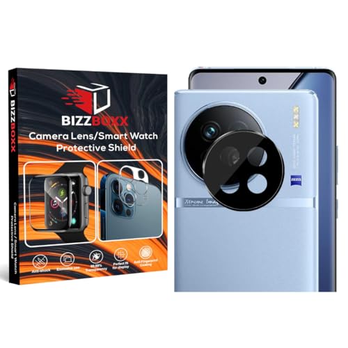 Image of Premium 3D Look Camera Lens Protector Compatible With vivo X90 | Camera Tempered Glass | 9H Hardness | With Easy Installation Kit (Pack of 1)