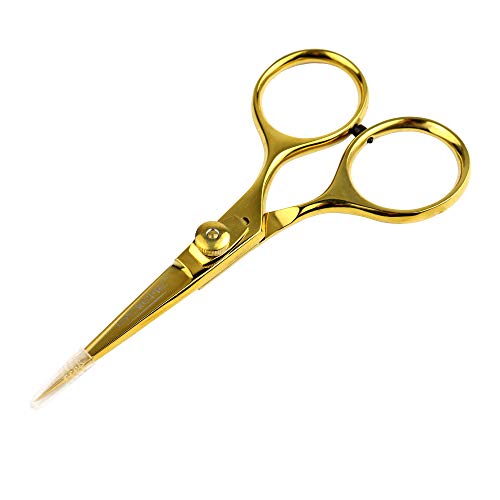 O'Creme Chef Scissors All Stainless Steel Garnishing Snips, Gold