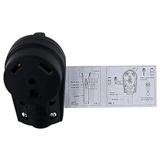 Power Watchdog 30A Replacement Female Plug, Receptacle Connection (30A Female Plug)