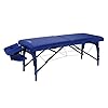 Master Massage Montclair LX Table de Massage Bleu impérial 70 cm