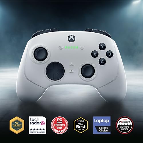 Razer Wolverine V3 Pro Wireless Gaming Controller: Licensed for Xbox Series X|S, Xbox One, Windows PC - 6 Remappable Buttons - Fast Triggers - Customizable Thumbsticks - Wired Tournament Mode - White by Razer - Used condition - Image 2