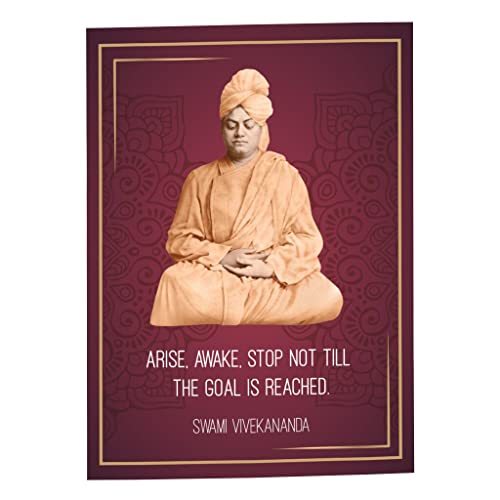 Poster Vivekananda Goal Is Reached pour créer un espace de méditation et de yoga