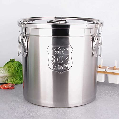 Boîte de conservation hermétique pour riz, avec couvercle pour cuisine, grains secs et humides, farine, huile, 3 tailles