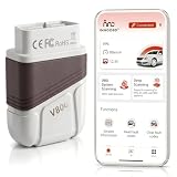 Bluetooth OBD2 Scanner, 4 System Car Diagnostic Tool with AI Fault Code Analysis, Engine ABS SRS Transmission...