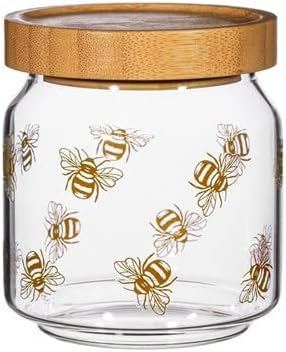 Sass & Belle Vintage Bee Glass Storage Jar Small