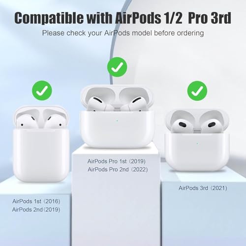 Image of OJOS Ultra Strong Magnetic Anti-Lost Straps Compatible with AirPods, Soft Silicone Sports Compatible with AirPods 4rd / AirPods Pro 1st & 2nd / AirPods 3rd /AirPods 1&2, Neck Rope Cord- Pink