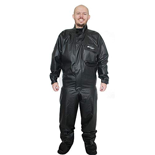 Kit Capa De Chuva Motoqueiro Masculina Protercapas + Sobre Bota Tamanho Gg