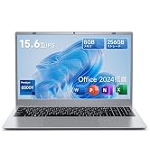 Amazon.co.jp: ノートパソコン 15.6 インチ Office 2024搭載 16GB